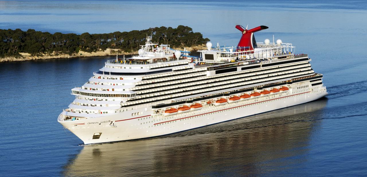 Carnival horizon to have three new shows
