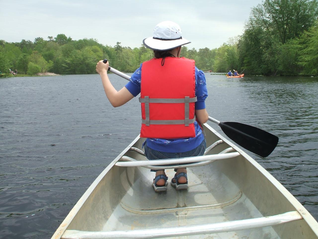 An early rise on paddling tour