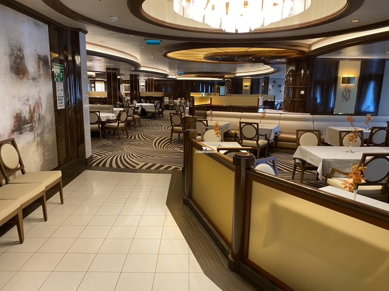 Bounty of dining options on the enchanted princess