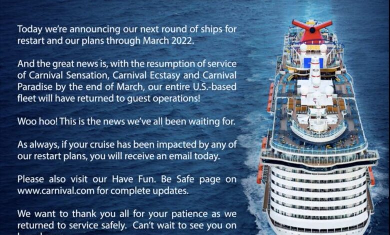 A million dollar pledge toward making it easier to sell cruises