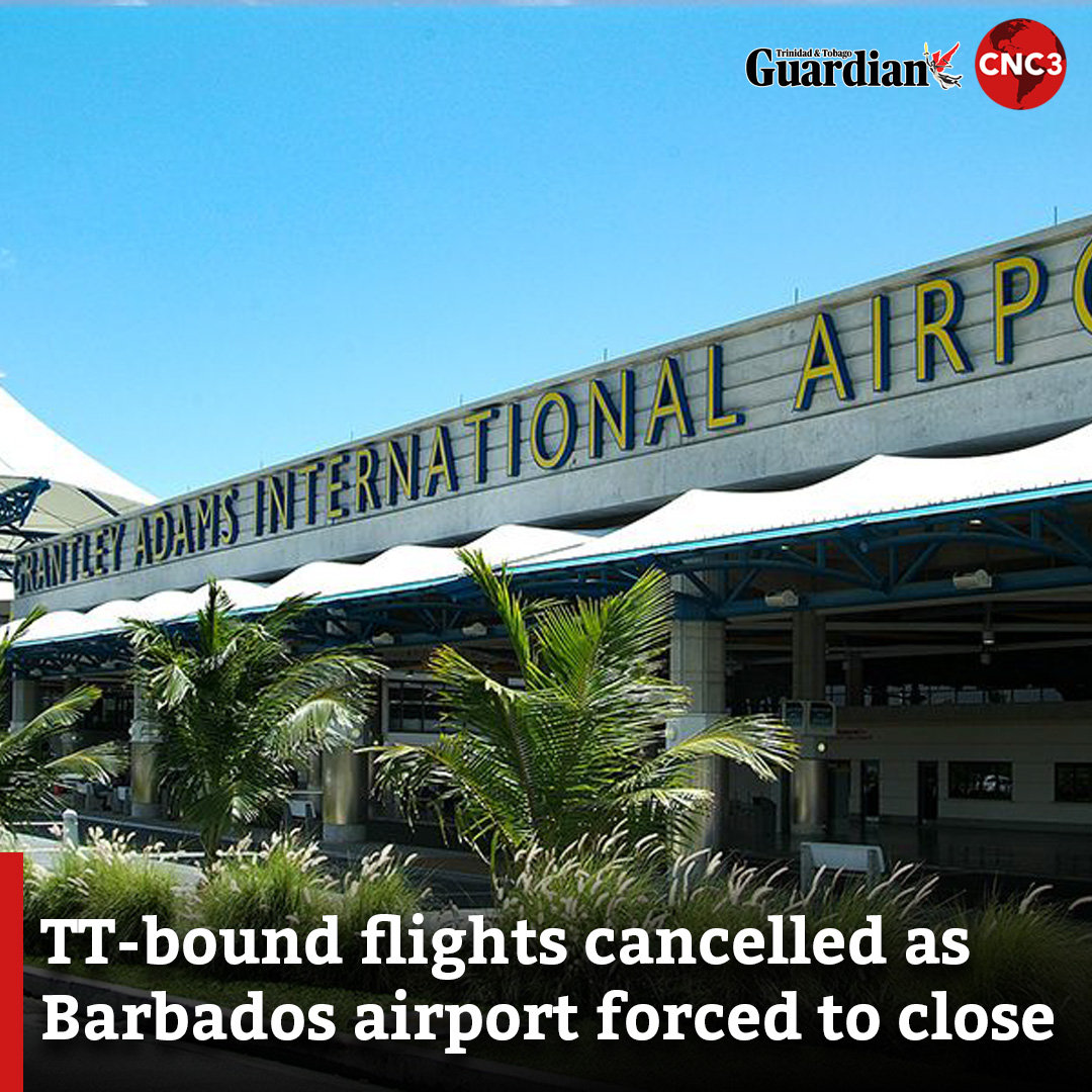 Barbados airport remains closed while cleanup continues