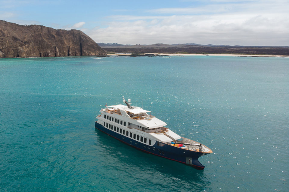 Andbeyond operating branded yacht galapagos