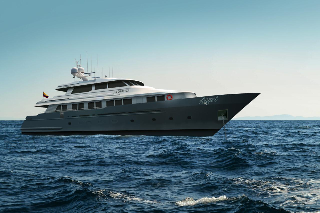 Andbeyond operating branded yacht galapagos