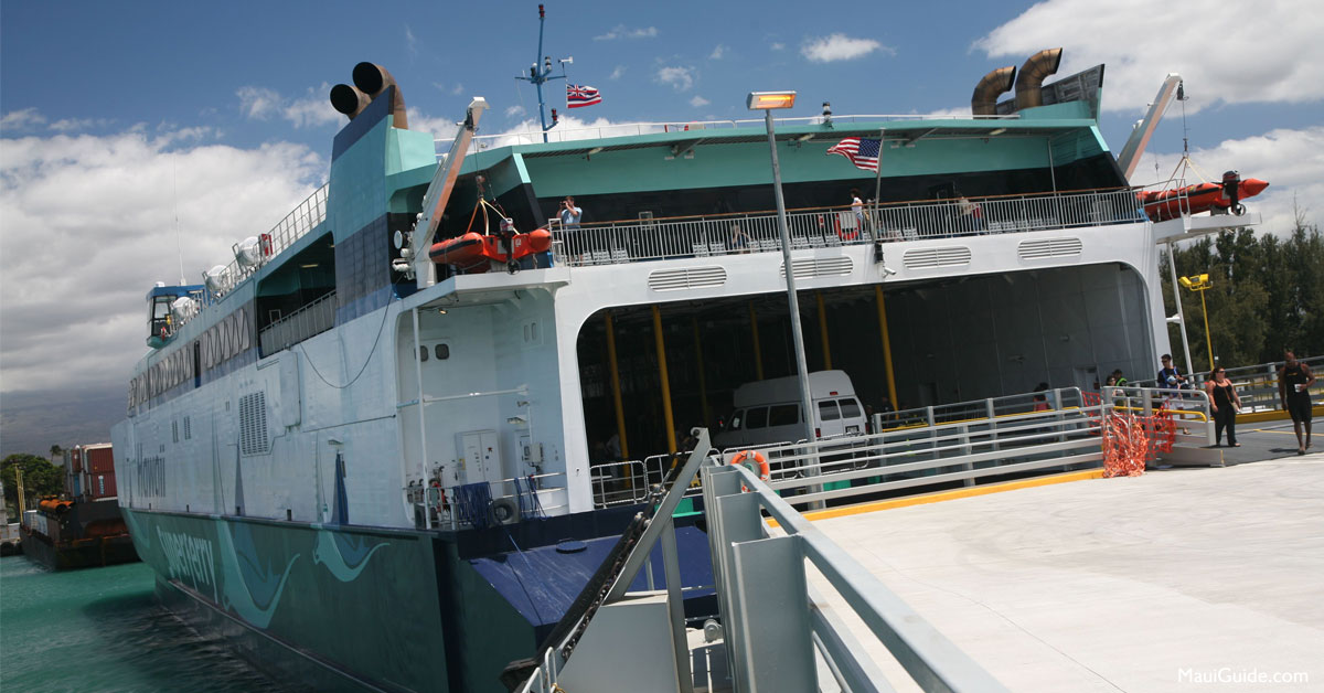 Hawaii superferry maui reserve ticket does take long do