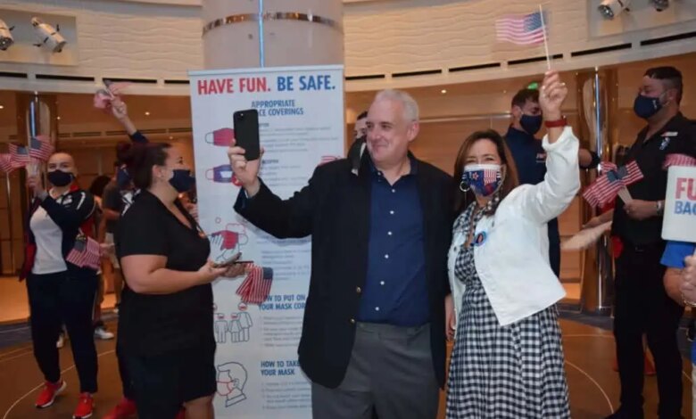 Carnival horizon to depart without john heald