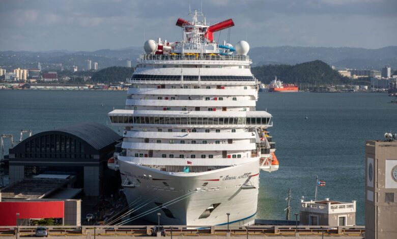 Carnival swaps ships in san juan