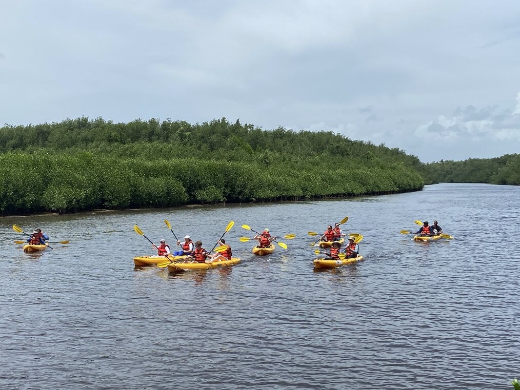 Beach restoration project continues in dominican republic