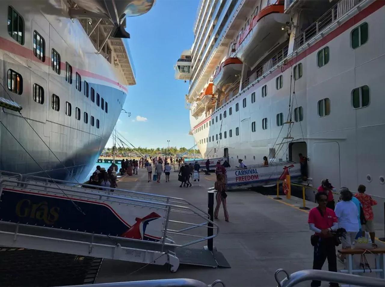 Carnival officials assess fire damage