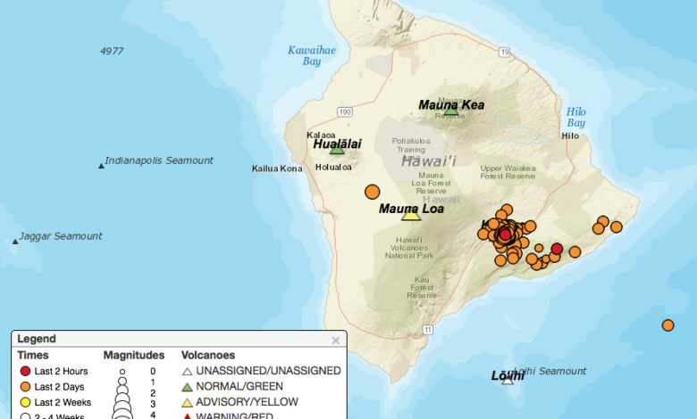 Big island quakes close portions of hawaii volcanoes national park