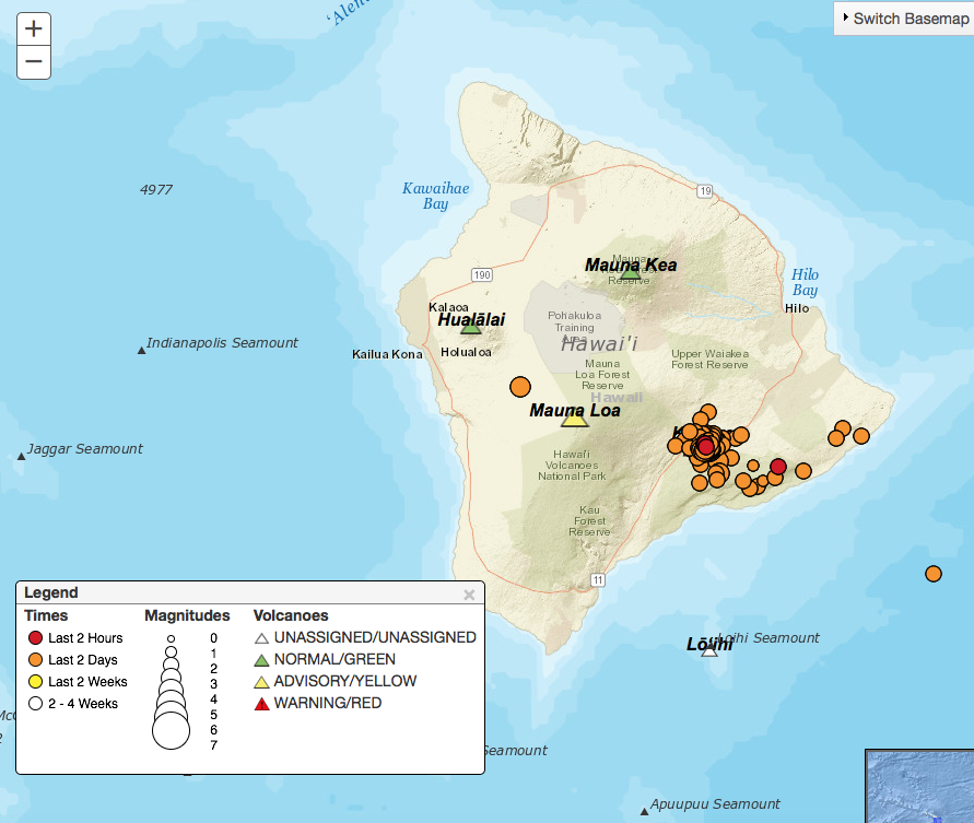 Big island quakes close portions of hawaii volcanoes national park