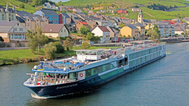 Avalon waterways ship christened in slovakia