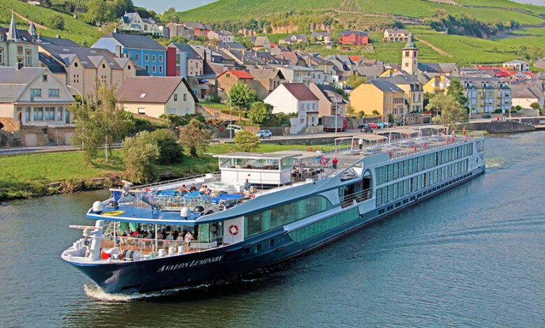 Avalon waterways ship christened in slovakia