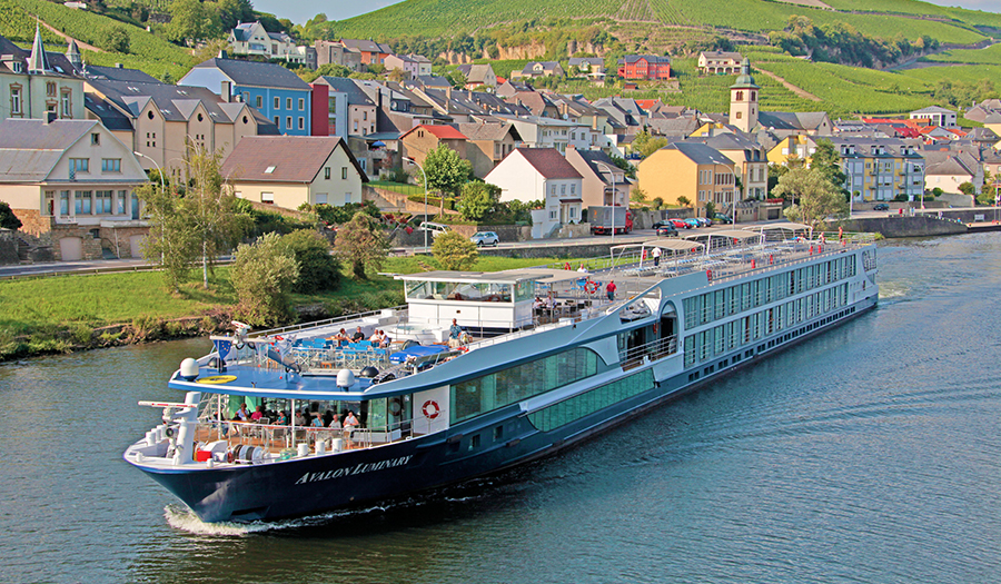 Avalon waterways ship christened in slovakia