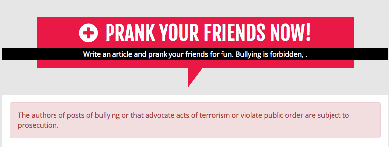 Advisory confusion carnival