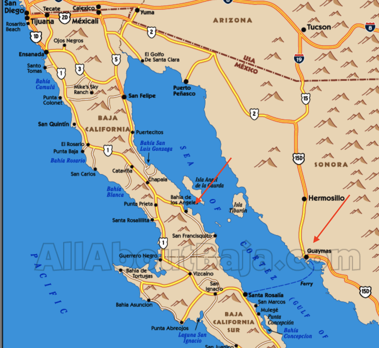 Baja california mexico attractions