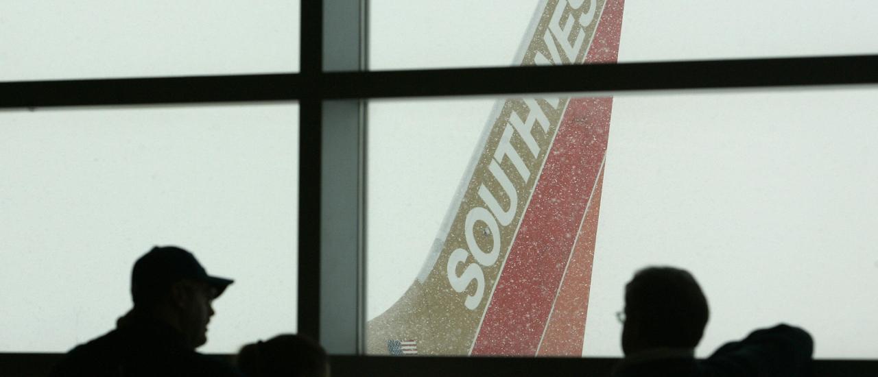 A e grounds southwests airline reality show