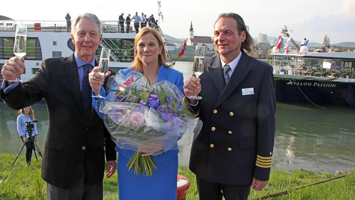 Avalon christens two river cruise ships