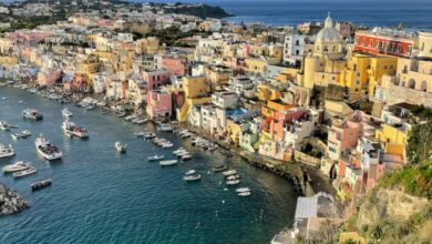 Procida spiaggia travellingpantaloni southern