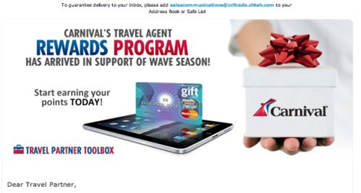 Carnival offers new work fare program