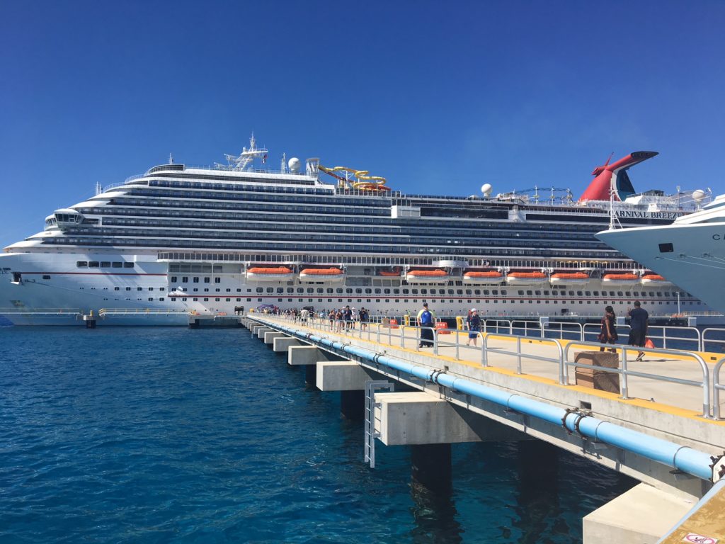 Carnival exercises ship option