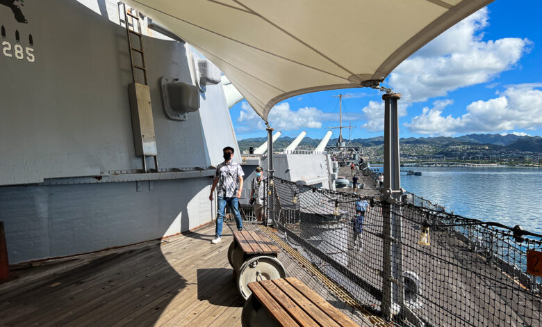 Battleship missouri celebrates official reopening