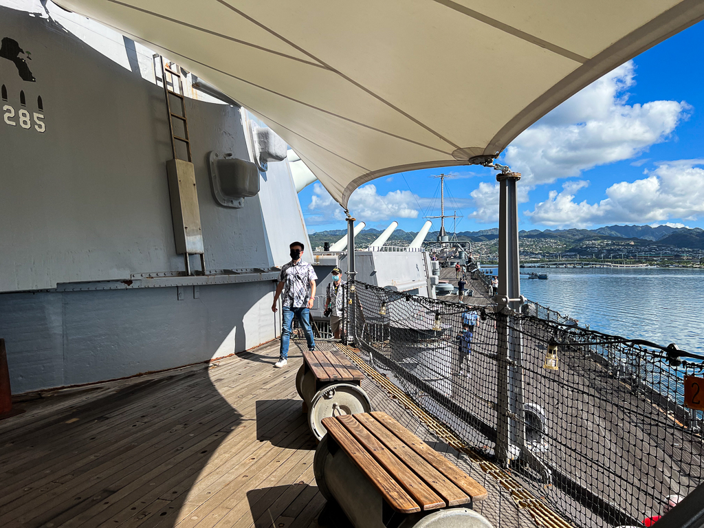 Battleship missouri celebrates official reopening