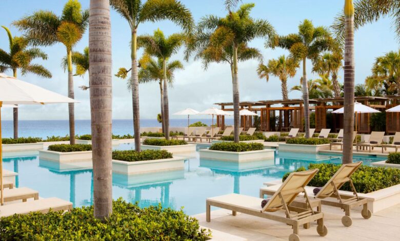 Anguilla viceroy resort luxury caribbean wearstler kelly hotel seasons four design villa resorts interior beachfront pool distinctive villas fantasy friday