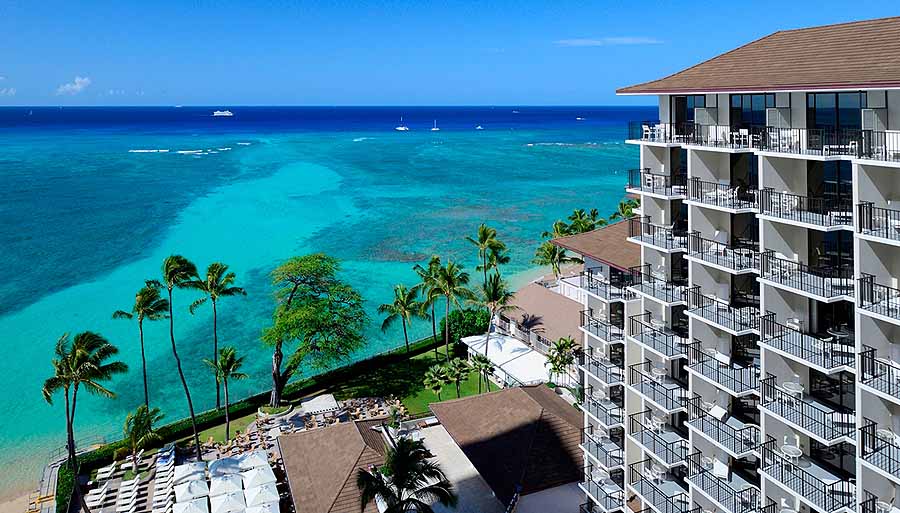 Halekulani waikiki hotel hawaii luxurious parc opens former courtesy ocean