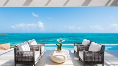 An villa option turks and caicos beach enclave