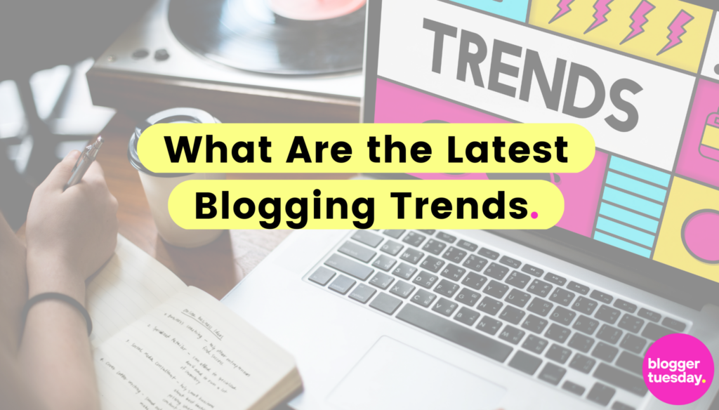 Blogging onto the next web trend