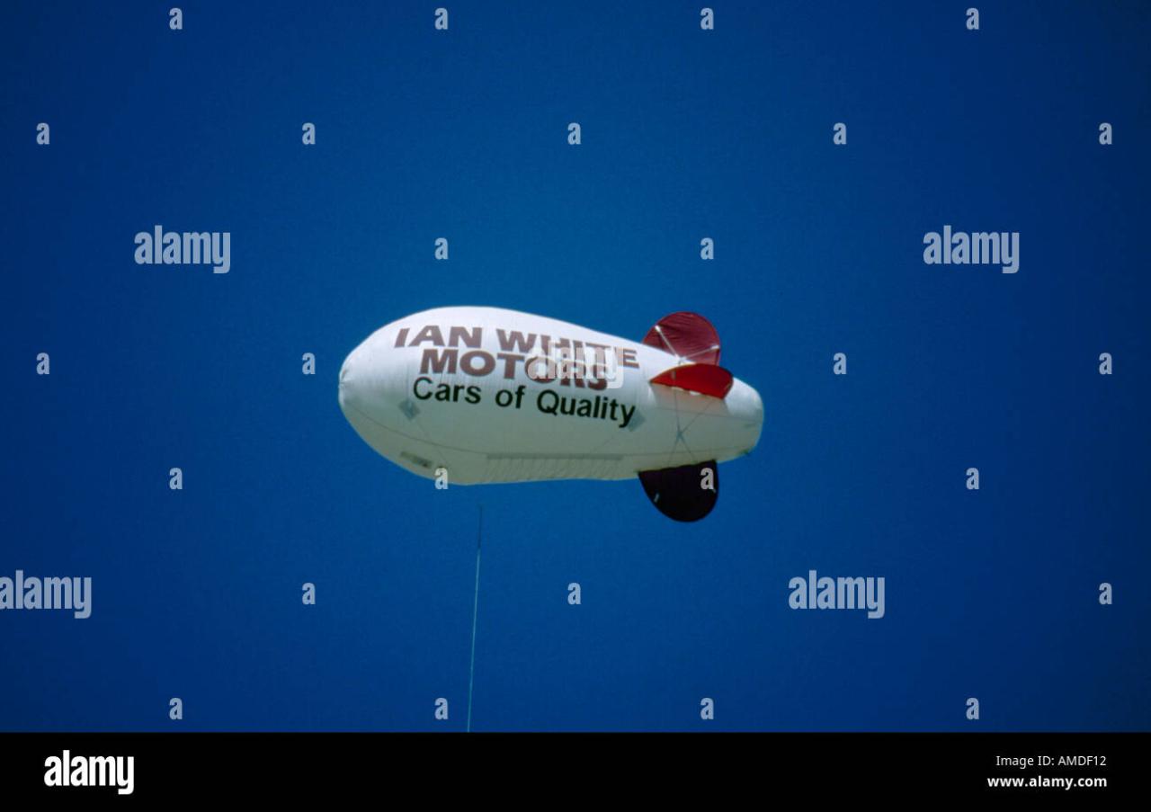 Carnival blimp marketing blitz