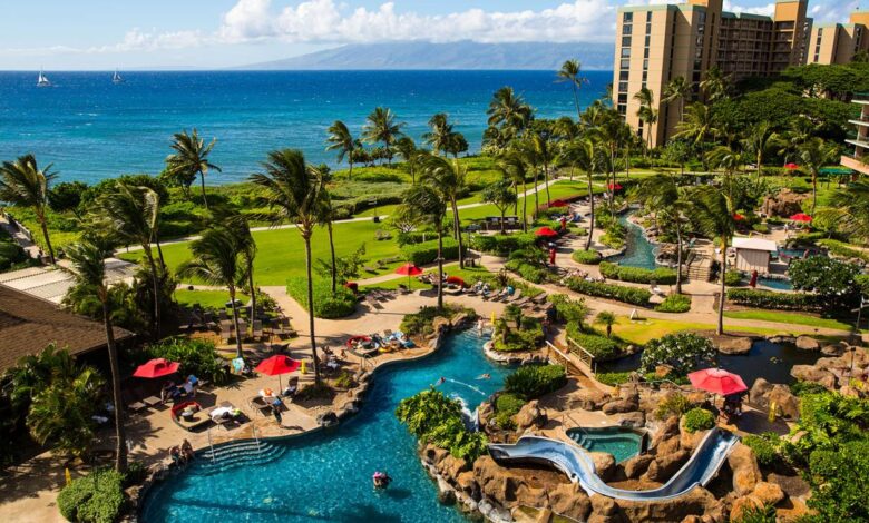 Honua kai hokulani konea tower aerial shot