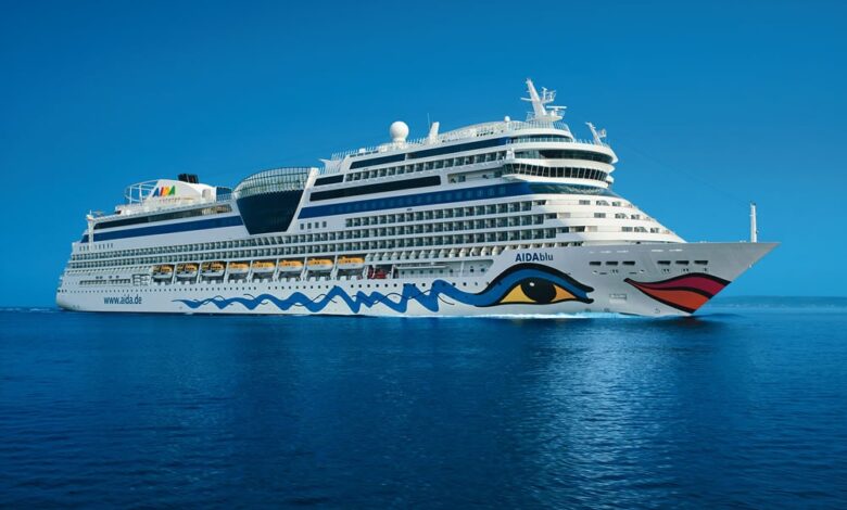 Aida blu christened in germany