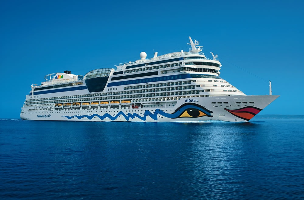 Aida blu christened in germany