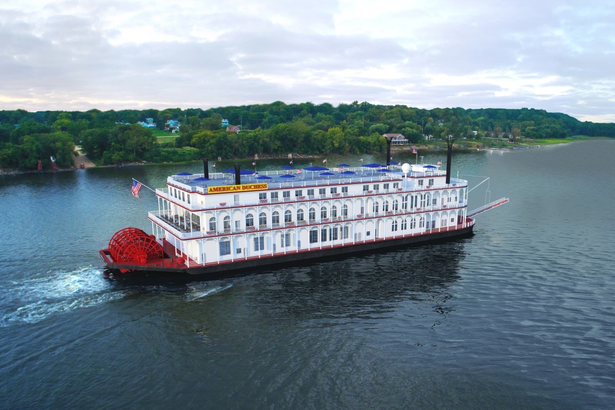 American duchess breaks with riverboat traditions