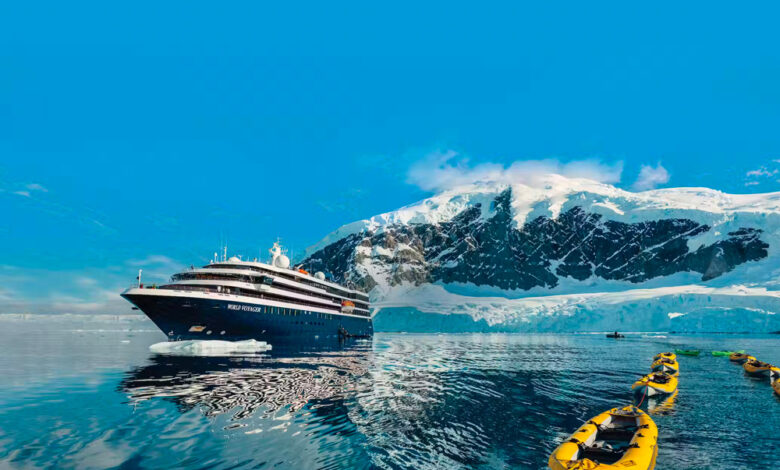 Voyages navigator expedition maiden voyage cruises sails sail isles antarctica operate caribbean reposition mediterranean egypt