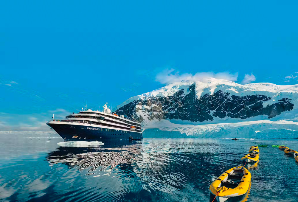 Voyages navigator expedition maiden voyage cruises sails sail isles antarctica operate caribbean reposition mediterranean egypt