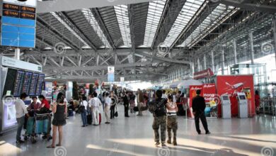 Bangkok s new airport easy on the eyes hard on the feet