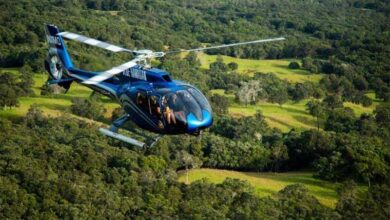 Blue hawaiian helicopters partners with kau coffee mill