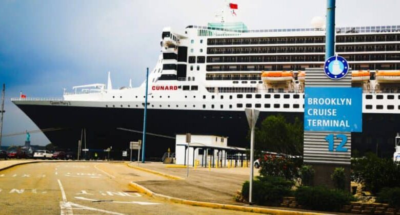 Brooklyn cruise terminal york boarding bridges