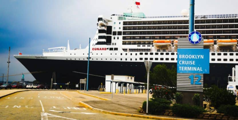 Brooklyn cruise terminal york boarding bridges