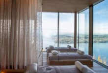 Alpine spa opens at burgenstock on lake lucerne