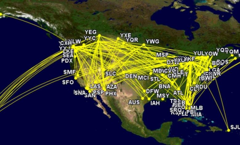 Air canada international routes for us travelers