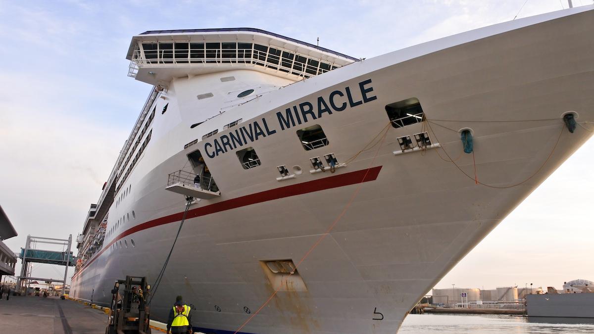Carnival slates bahamas inaugural on miracle