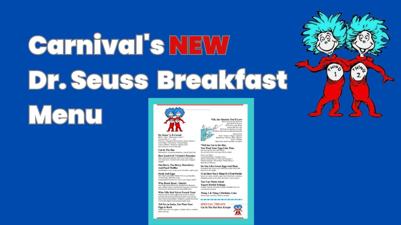 Carnivals seuss at sea to bring authors creations onboard