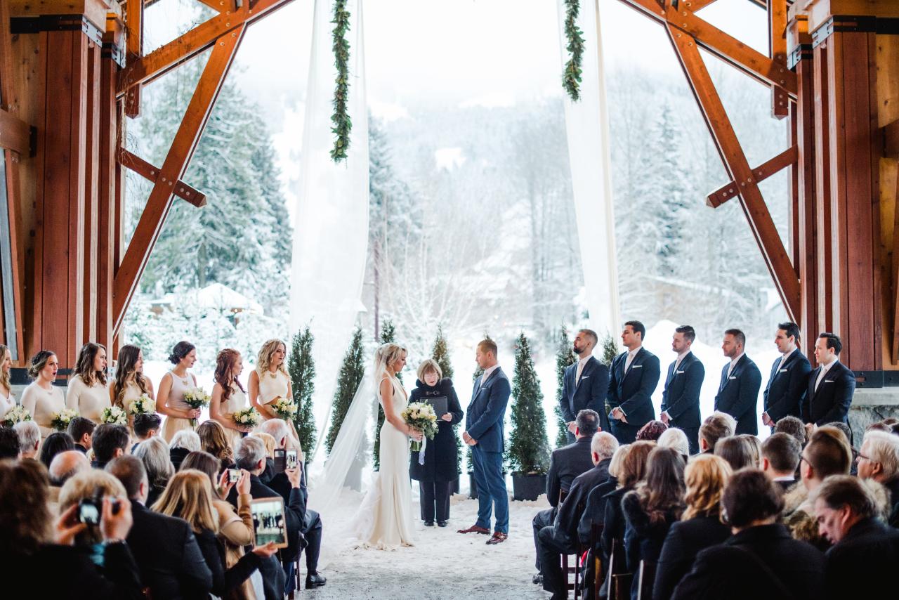 Canada wedding venue expect cold feet