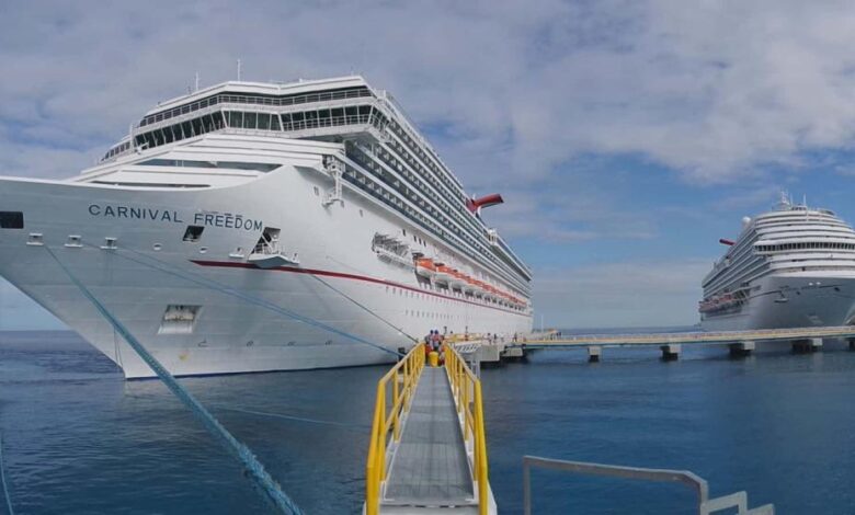 Carnival opens third pier at cozumel port