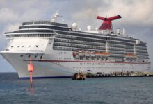 Carnival legend skips call due to propulsion problems