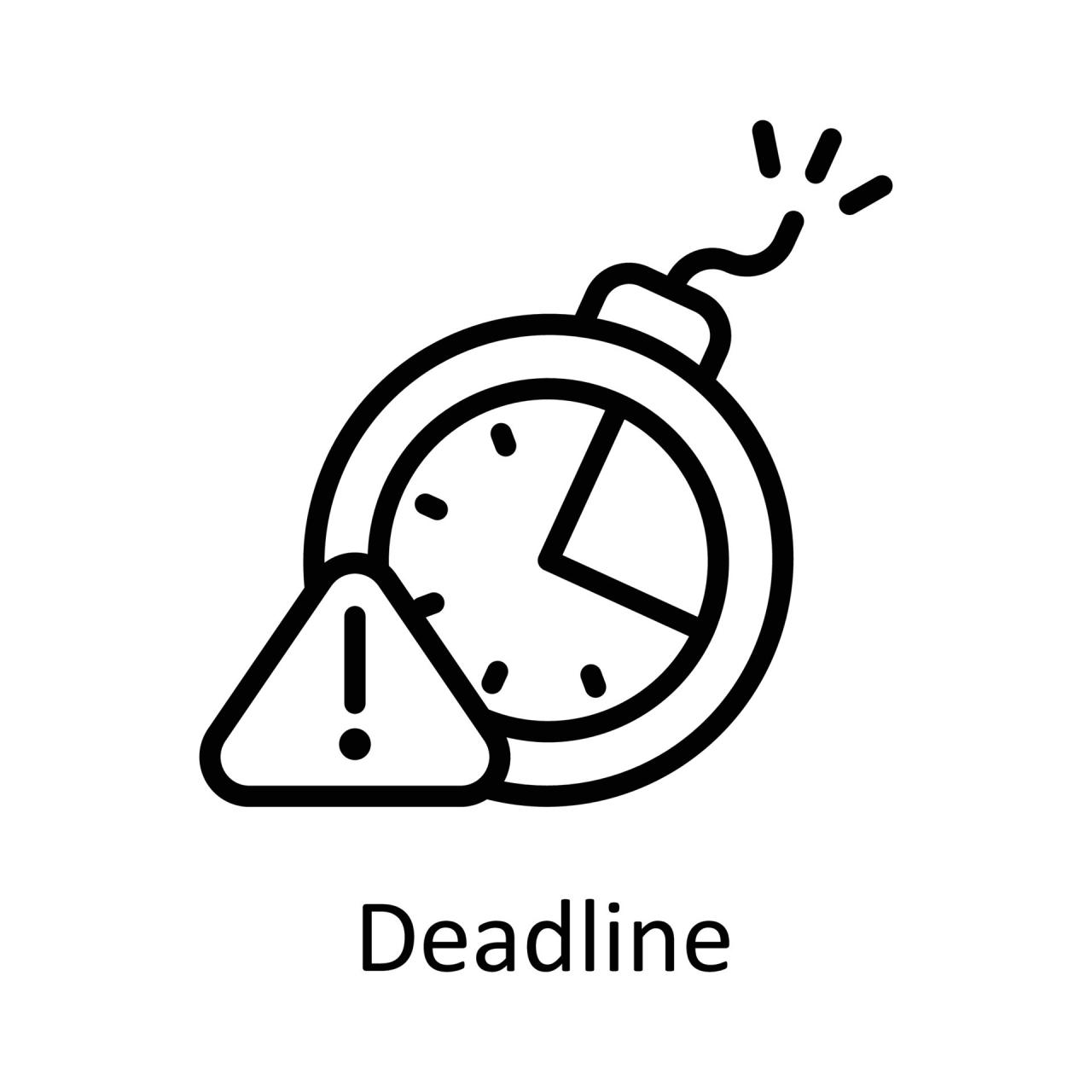 Clock deadline symbol wall preview royalty