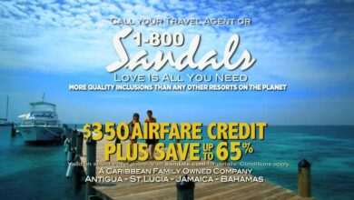 Bonus commissions for sandals and beaches reservations